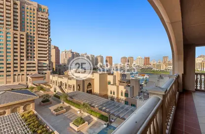 شقة - غرفة نوم - 2 حمامات للايجار في طريق بورتو الغربي - بورتو أرابيا - جزيرة اللؤلؤة - الدوحة