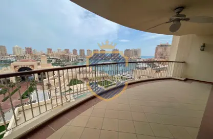 Apartment - 3 Bedrooms - 4 Bathrooms for sale in Tower 6 - Porto Arabia - The Pearl Island - Doha