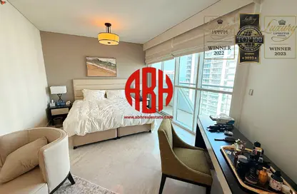 Apartment - 1 Bedroom - 2 Bathrooms for rent in Lusail Marina Heights - Marina District - Lusail