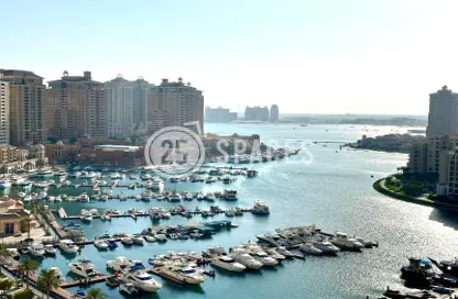 Apartment - 1 Bedroom - 2 Bathrooms for rent in East Porto Drive - Porto Arabia - The Pearl Island - Doha