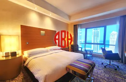 Apartment - Studio - 1 Bathroom for rent in West Bay Tower - West Bay - West Bay - Doha