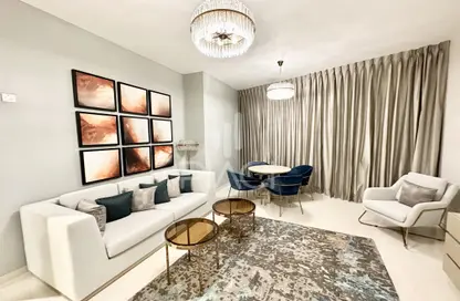 Living Room image for: Apartment - 2 Bedrooms - 3 Bathrooms for sale in Waterfront Residential - The Waterfront - Lusail, Image 1