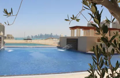 Duplex - 4 Bedrooms - 5 Bathrooms for rent in Viva East - Viva Bahriyah - The Pearl Island - Doha