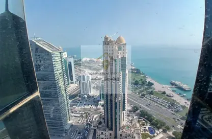 مساحات مكتبية - استوديو - 2 حمامات للايجار في برج بالم -ب - أبراج بالم - الخليج الغربي - الدوحة