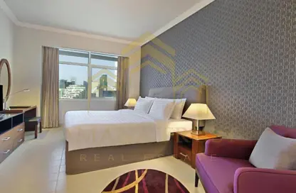 صورة لـ غرفة- غرفة النوم شقة - 1 حمام للايجار في شارع الدبلوماسي - الخليج الغربي - الدوحة ، صورة رقم 1