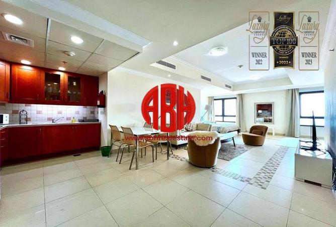 Apartment - Studio - 1 Bathroom for rent in West Porto Drive - Porto Arabia - The Pearl Island - Doha