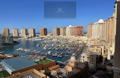 Water View image for: Apartment - 1 Bedroom - 2 Bathrooms for rent in East Porto Drive - Porto Arabia - The Pearl Island - Doha, Image 1