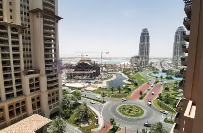 Apartment - 2 Bedrooms - 3 Bathrooms for rent in Tower 10 - Porto Arabia - The Pearl Island - Doha