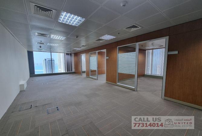 Office Space - Studio - 2 Bathrooms for rent in Al Dana Tower - West Bay - West Bay - Doha