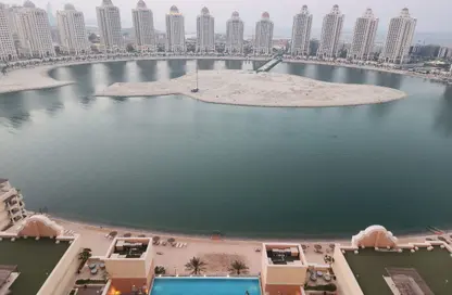Apartment - 1 Bedroom - 2 Bathrooms for rent in Al Mutahidah Tower - Viva Bahriyah - The Pearl Island - Doha