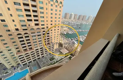 Outdoor Building image for: Apartment - 1 Bedroom - 2 Bathrooms for sale in Tower 13 - Porto Arabia - The Pearl Island - Doha, Image 1