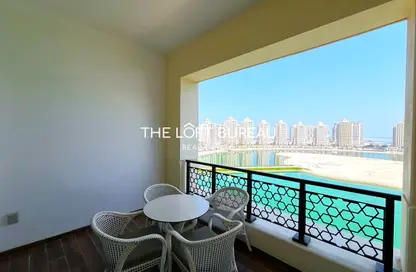 Apartment - 2 Bedrooms - 4 Bathrooms for rent in Viva Central - Viva Bahriyah - The Pearl Island - Doha