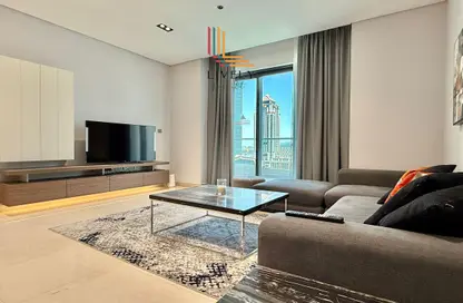 Apartment - 2 Bedrooms - 3 Bathrooms for rent in Marina Tower 23 - Marina District - Lusail