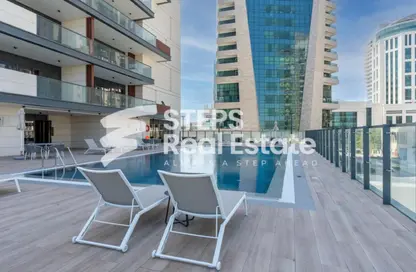 Apartment - 1 Bedroom - 2 Bathrooms for rent in Lusail Residence - Marina District - Lusail