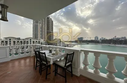 Balcony image for: Apartment - 3 Bedrooms - 4 Bathrooms for rent in Gondola - Qanat Quartier - The Pearl Island - Doha, Image 1