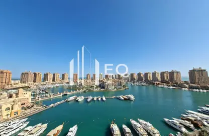 شقة - غرفة نوم - 2 حمامات للايجار في طريق بورتو الشرقي - بورتو أرابيا - جزيرة اللؤلؤة - الدوحة
