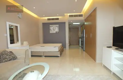 Room / Bedroom image for: Apartment - 1 Bathroom for rent in Verona - Fox Hills - Fox Hills - Lusail, Image 1