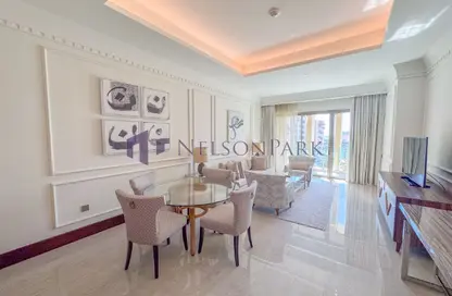 شقة - غرفة نوم - 2 حمامات للايجار في The St. Regis Marsa Arabia Island - Marsa Arabia - جزيرة اللؤلؤة - الدوحة
