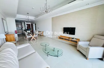Apartment - 1 Bedroom - 2 Bathrooms for rent in Viva West - Viva Bahriyah - The Pearl Island - Doha