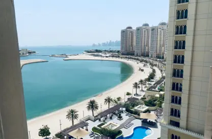 Apartment - 2 Bedrooms - 3 Bathrooms for rent in Viva East - Viva Bahriyah - The Pearl Island - Doha