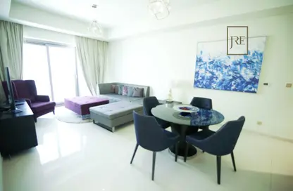 Living / Dining Room image for: Apartment - 2 Bedrooms - 3 Bathrooms for rent in The Waterfront - Lusail, Image 1