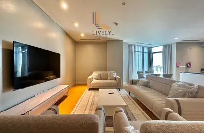 شقة - غرفة نوم - 2 حمامات للايجار في برج سيف لوسيل 1 - سيف لوسيل - مدينة اللسيل - الوسيل