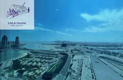 شقة - 2 غرف نوم - 2 حمامات للايجار في برج زجزاج  ا - أبراج زجزاج - الخليج الغربي - الدوحة