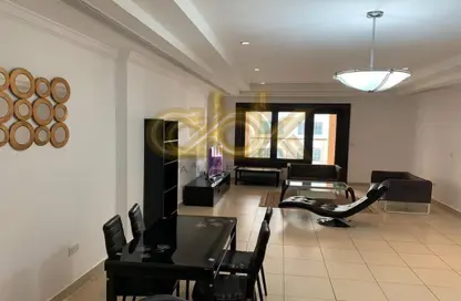 Apartment - 1 Bedroom - 2 Bathrooms for rent in East Porto Drive - Porto Arabia - The Pearl Island - Doha