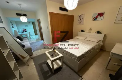 Room / Bedroom image for: Apartment - 1 Bathroom for rent in Rome - Fox Hills - Fox Hills - Lusail, Image 1