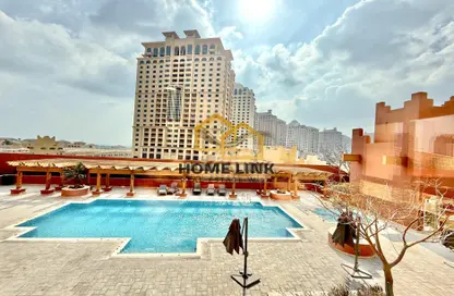Apartment - 2 Bedrooms - 3 Bathrooms for rent in East Porto Drive - Porto Arabia - The Pearl Island - Doha