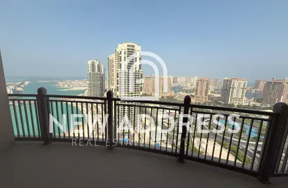 Apartment - 1 Bedroom - 1 Bathroom for rent in Abraj Bay - Abraj Quartiers - The Pearl Island - Doha