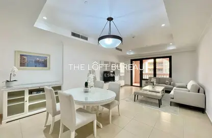 Apartment - 1 Bedroom - 2 Bathrooms for rent in West Porto Drive - Porto Arabia - The Pearl Island - Doha