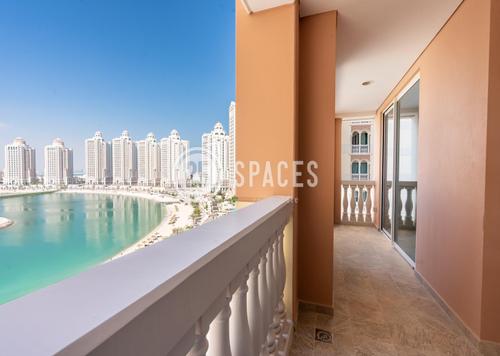 Apartment - 1 bedroom - 2 bathrooms for rent in Viva East - Viva Bahriyah - The Pearl Island - Doha Apartment - 1 bedroom - 2 bathrooms for rent in Viva East - Viva Bahriyah - The Pearl Island - Doha