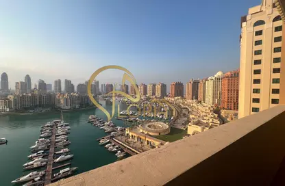 Apartment - 2 Bedrooms - 3 Bathrooms for rent in East Porto Drive - Porto Arabia - The Pearl Island - Doha