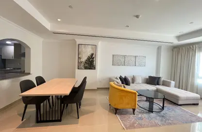 Apartment - 1 Bedroom - 2 Bathrooms for rent in East Porto Drive - Porto Arabia - The Pearl Island - Doha
