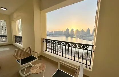 Apartment - 1 Bedroom - 2 Bathrooms for rent in Viva West - Viva Bahriyah - The Pearl Island - Doha