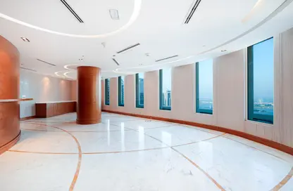Office Space - Studio - 4 Bathrooms for rent in Al Baraha Tower - Marina District - Lusail