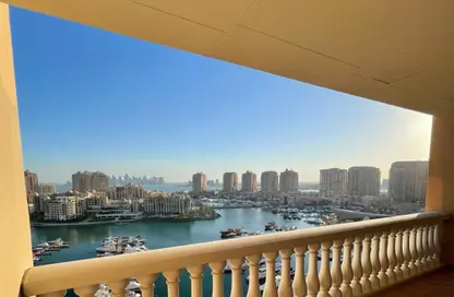 Apartment - 2 Bedrooms - 3 Bathrooms for rent in East Porto Drive - Porto Arabia - The Pearl Island - Doha