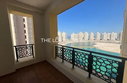 Apartment - Studio - 1 Bathroom for rent in Viva West - Viva Bahriyah - The Pearl Island - Doha