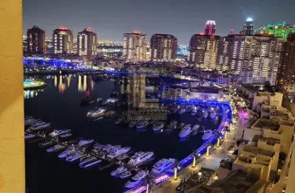 Apartment - 2 Bedrooms - 3 Bathrooms for sale in West Porto Drive - Porto Arabia - The Pearl Island - Doha