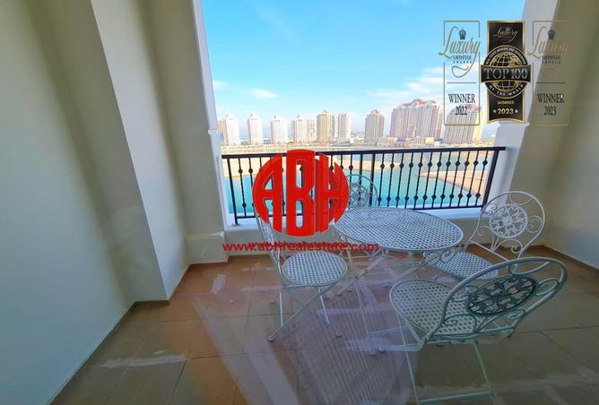 Apartment - 1 Bedroom - 2 Bathrooms for rent in Viva West - Viva Bahriyah - The Pearl Island - Doha