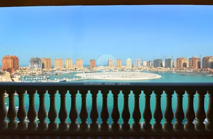 Apartment - 2 Bedrooms - 3 Bathrooms for sale in East Porto Drive - Porto Arabia - The Pearl Island - Doha