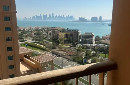 Apartment - 1 Bedroom - 2 Bathrooms for rent in West Porto Drive - Porto Arabia - The Pearl Island - Doha