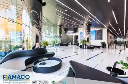 Office Space - Studio - 1 Bathroom for rent in Y Tower - Marina District - Lusail