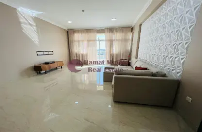Living Room image for: Apartment - 1 Bedroom - 2 Bathrooms for rent in Fox Hills - Fox Hills - Lusail, Image 1