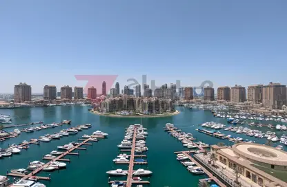 شقة - 2 غرف نوم - 3 حمامات للايجار في برج بورتو ارابيا 2 - بورتو أرابيا - جزيرة اللؤلؤة - الدوحة