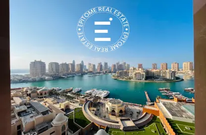 Apartment - Studio - 1 Bathroom for rent in Porto Arabia - The Pearl Island - Doha