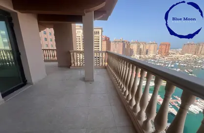 Apartment - 3 Bedrooms - 4 Bathrooms for rent in East Porto Drive - Porto Arabia - The Pearl Island - Doha
