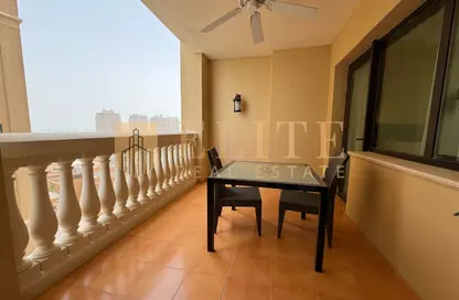 Apartment - 1 Bedroom - 2 Bathrooms for rent in East Porto Drive - Porto Arabia - The Pearl Island - Doha