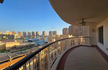 Apartment - 2 Bedrooms - 3 Bathrooms for sale in East Porto Drive - Porto Arabia - The Pearl Island - Doha